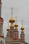 Суздаль. Купола церкви Михаила Архангела в Михалях