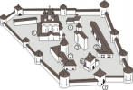 Карта  Спасо-Евфимиева монастыря в Суздале